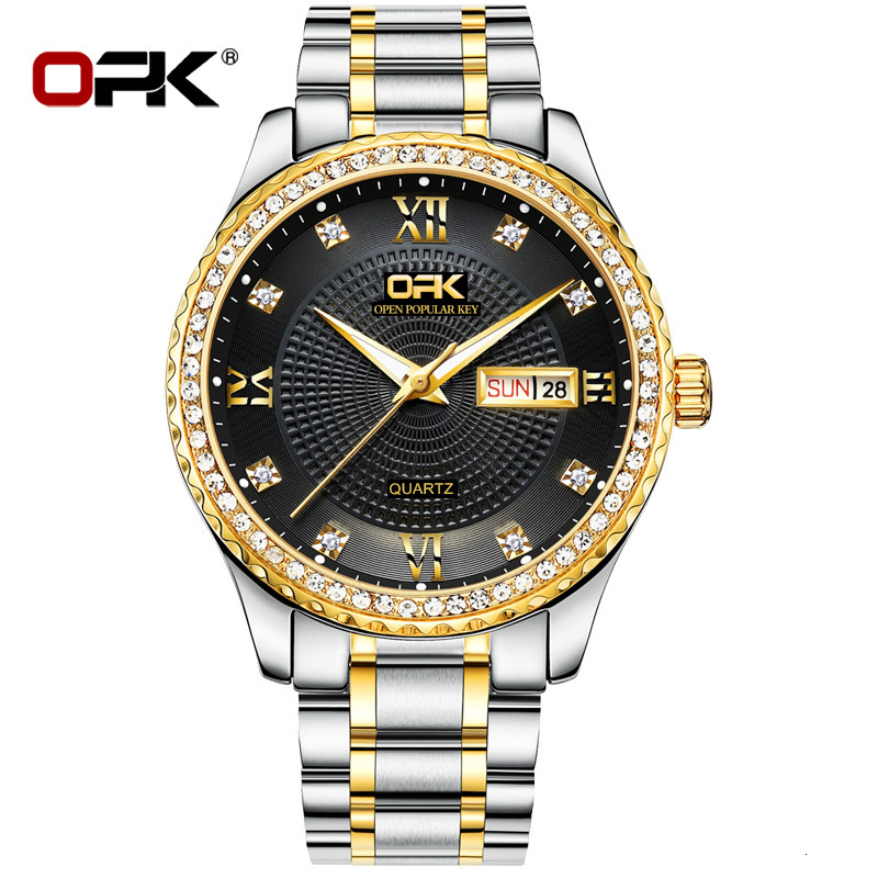 OPK Free Shipping New Designer Watch Hot Selling Calendar Quartz Watch Boutique High-end Men's Watch