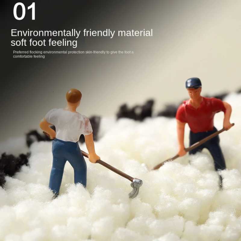 Bathro non slip absorbent foot pads Living ro bathro soft rug Toilet flocking floor mat shower mat bathro carpet H251129