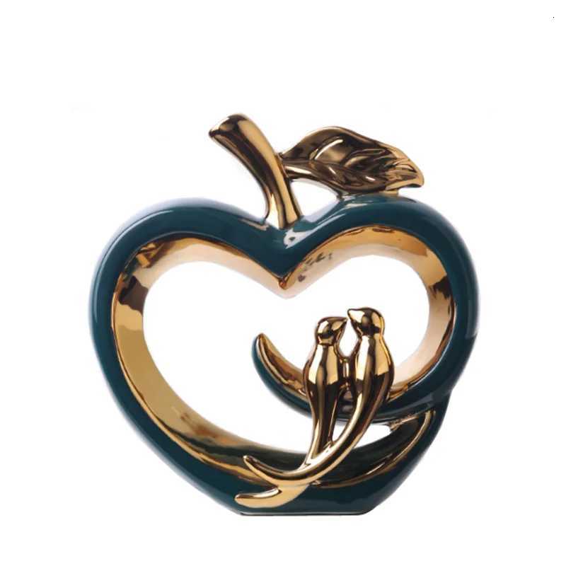 Ceramic Hollow Crafts Golden Bird Simation Handicraft Furnishings He Decoration Accessories Figurines Y251201