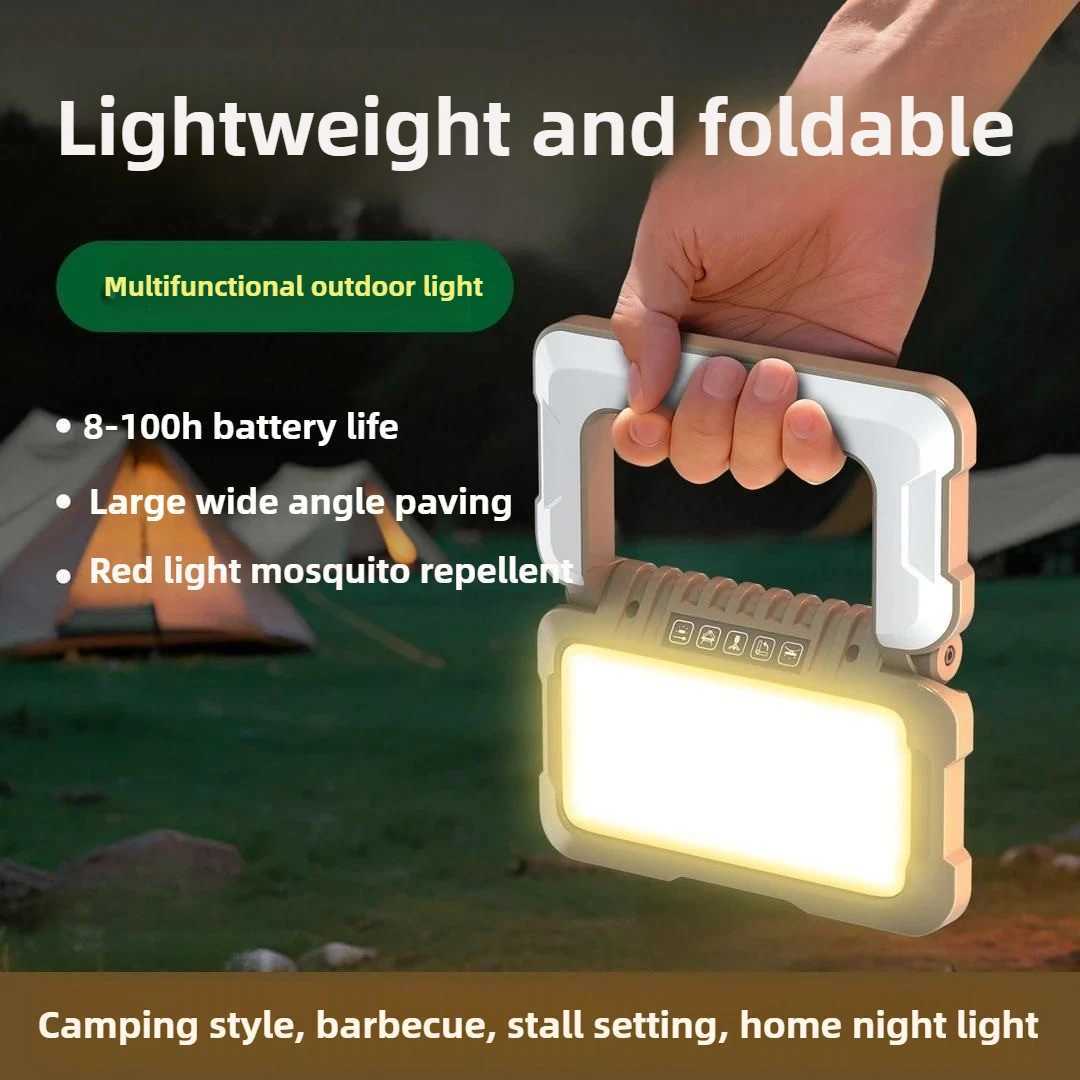 Waterproof Y07 High Power Rechargeable LED Camping Tent Light Portable Outdoor Emergency Searchlight Hanging Night Lamp122 M251201