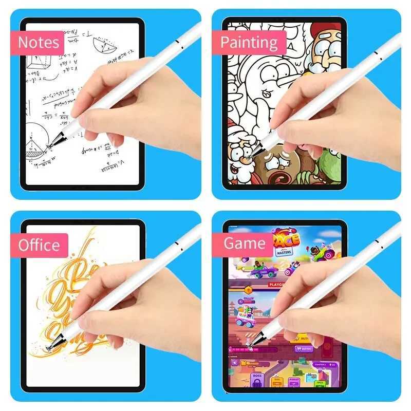 Wenku Magnetic Adsorption 4 in 1 Universal Capacitive Stylus Pen Tips Screw With Ink No Battery for Android Touch Sns Iphone C251201