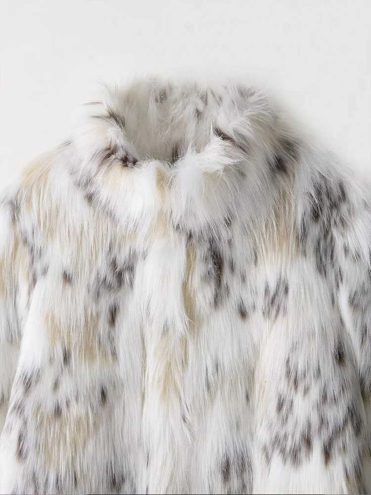 European style new womens fashion versatile temperament simple artificial fur effect zipper long sleeve jacketT251201