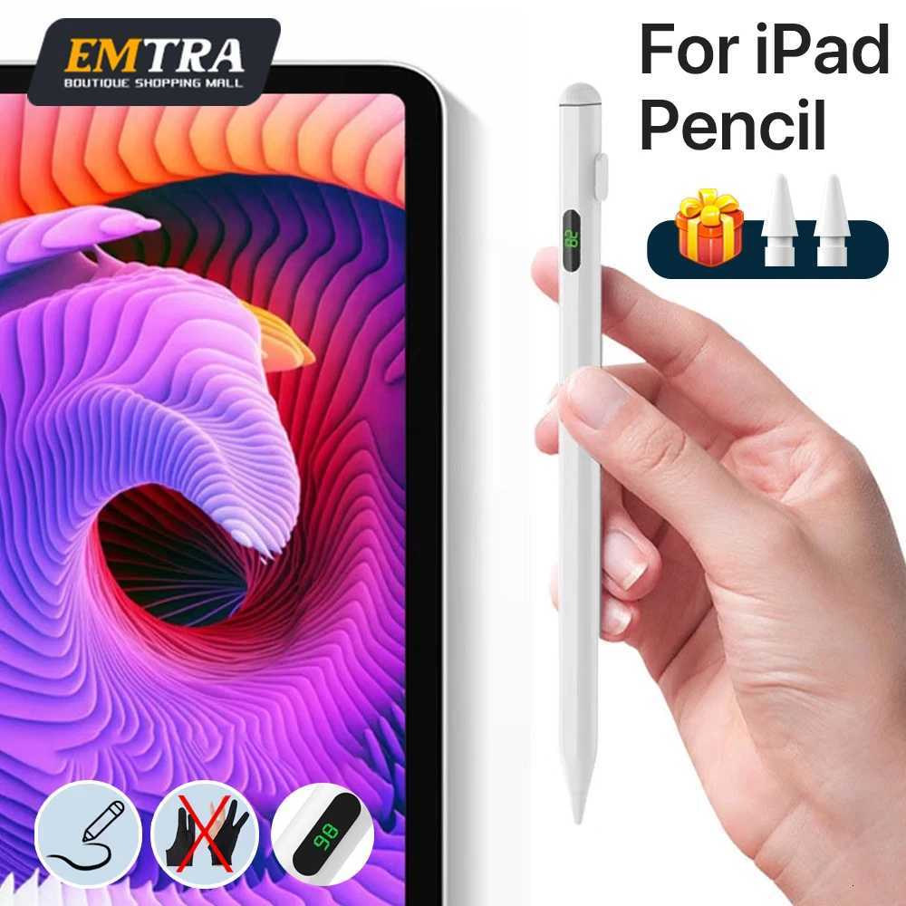 For Pencil 2 1 Palm Rejection Power Display iPad Accessories iPad 2022 2021 2020 2019 2018 Pro 11 129 Air Mini Stylus Pen C2512014