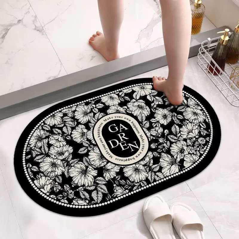 Carpet bathro door quick drying non-slip foot pad diat d strong absorbent pad toilet cushion non-slip strong absorbent H251129