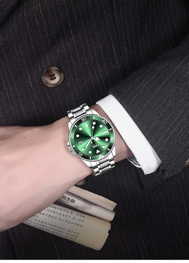 OPK Free Shipping New Designer Watch Manufacturer Wholesale Dropshipping Cross-border Hot-selling Luminous Quartz Watch Men's Watch Male Watch