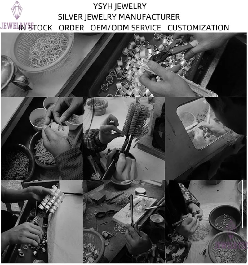 Pendant Necklaces YSYH Jewelry Hip hop 18mm Iced Out Sterg Sier Men Chains Necklace Dia Vvs1 Moissanite Cuban k Chain