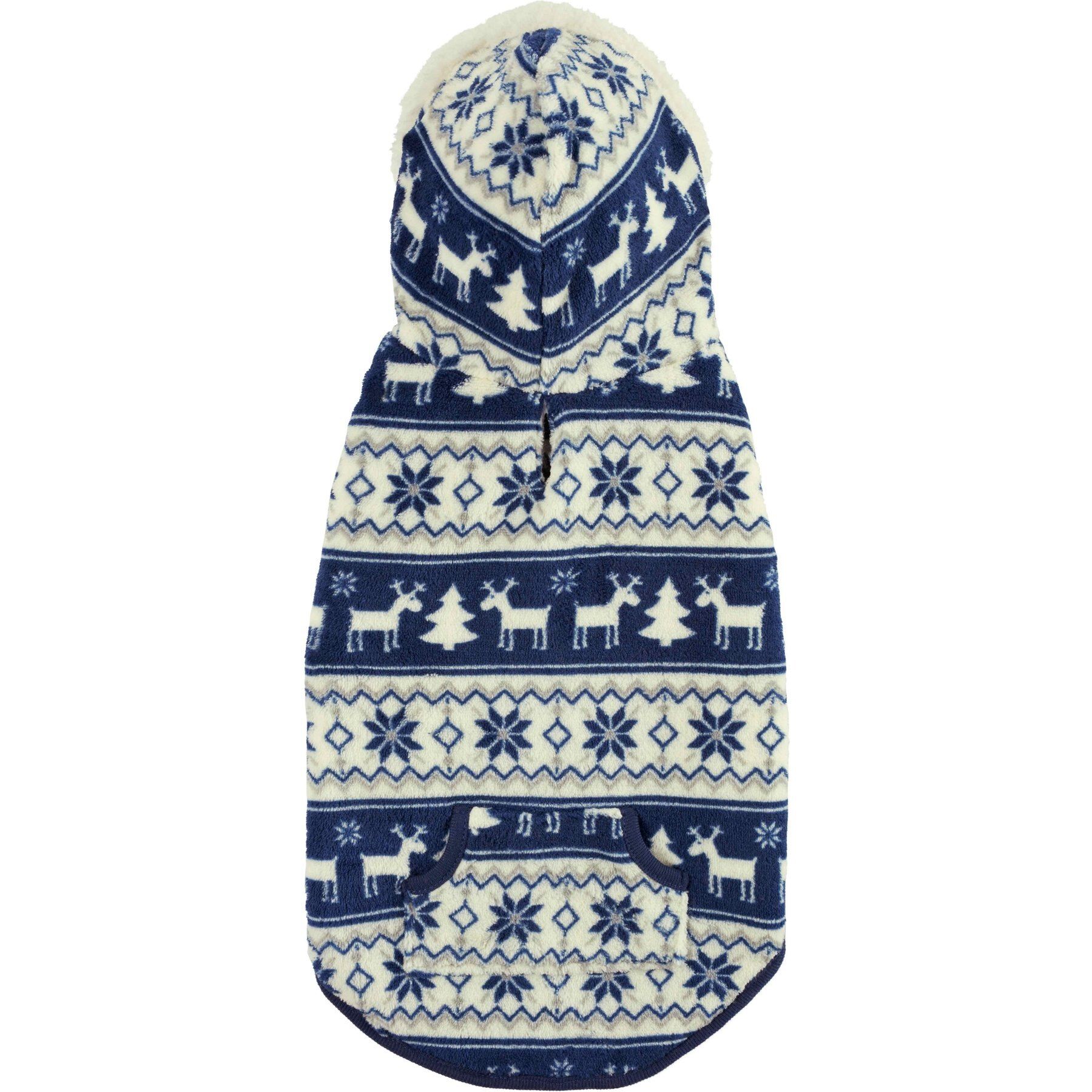 Frisco Fair Isle Fleece Lined Dog & Cat Hoodie - view 5