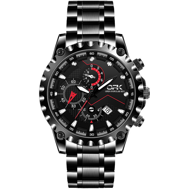 OPK Free Shipping New Designer Watch Cross-border High-quality Calendar Quartz Watch High-quality Luxury Men's Watch