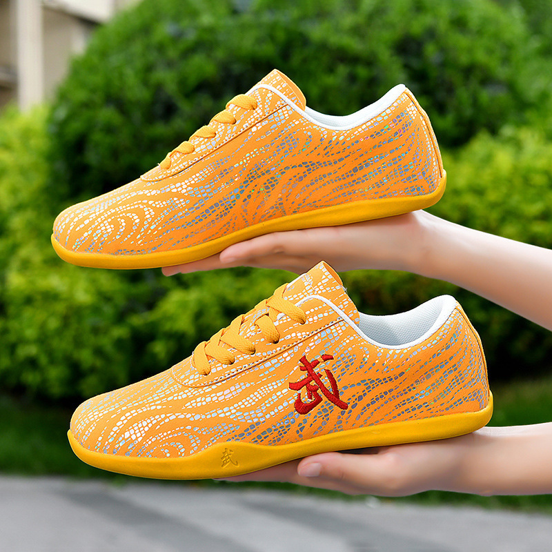 Cow Leather Chinese Traditional Men Martial Arts Tai Chi Kungfu Shoes Female Taekwondo Exercise Workout Sneakers Wushu Shoes 241101