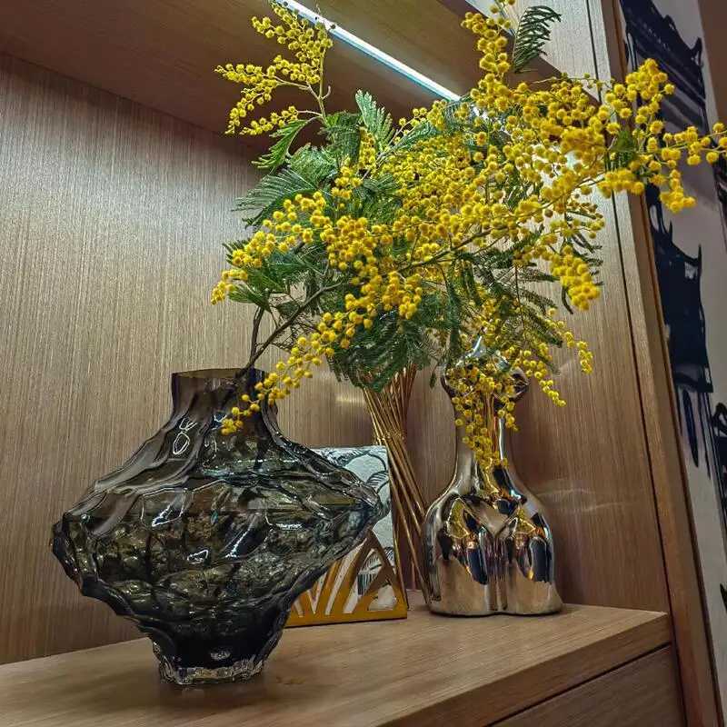 Luxury Nordic Minimalist Style Fro Vase ic He Living Ro Decoration Stand For Flowers Decorative Vases Modern Y251201