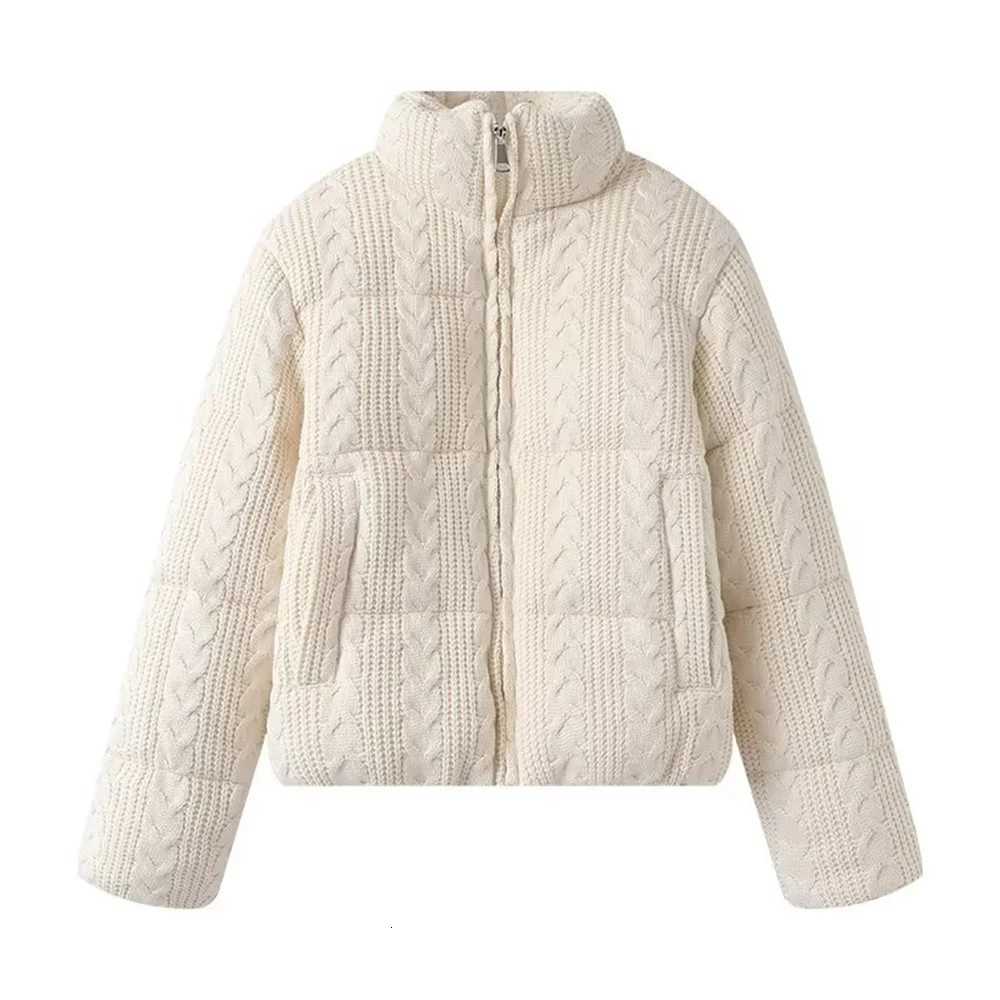 European and American style winter new womens commuting loose and versatile knitted thick jacketT251201