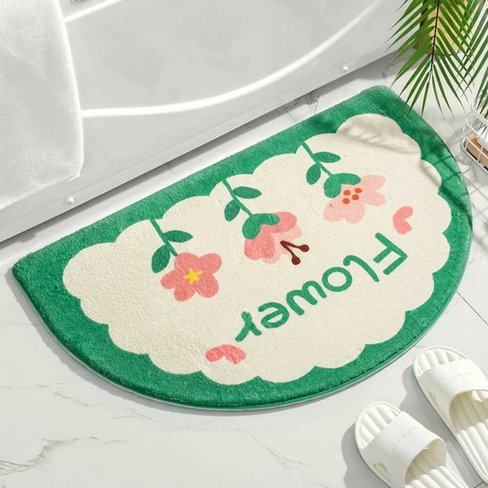 VIKAMA Cartoon Plant Fruit Doormat For Entryway Front Door Bathro Mat Absorbent Non Slip Stain Resistant Washable He Decor H251129