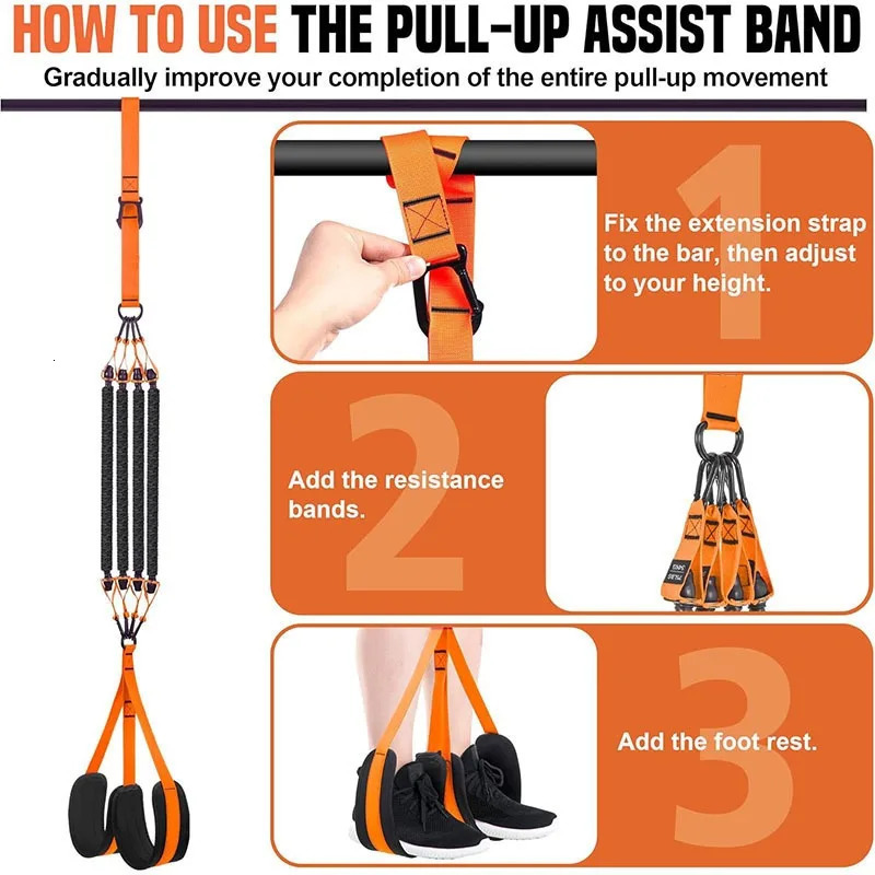 Pull Up Assistance Bands Set Resistance Strap for Pullups Assist Men Women Hanging Training Chinup Workout Body Stretching 251129 - view 4