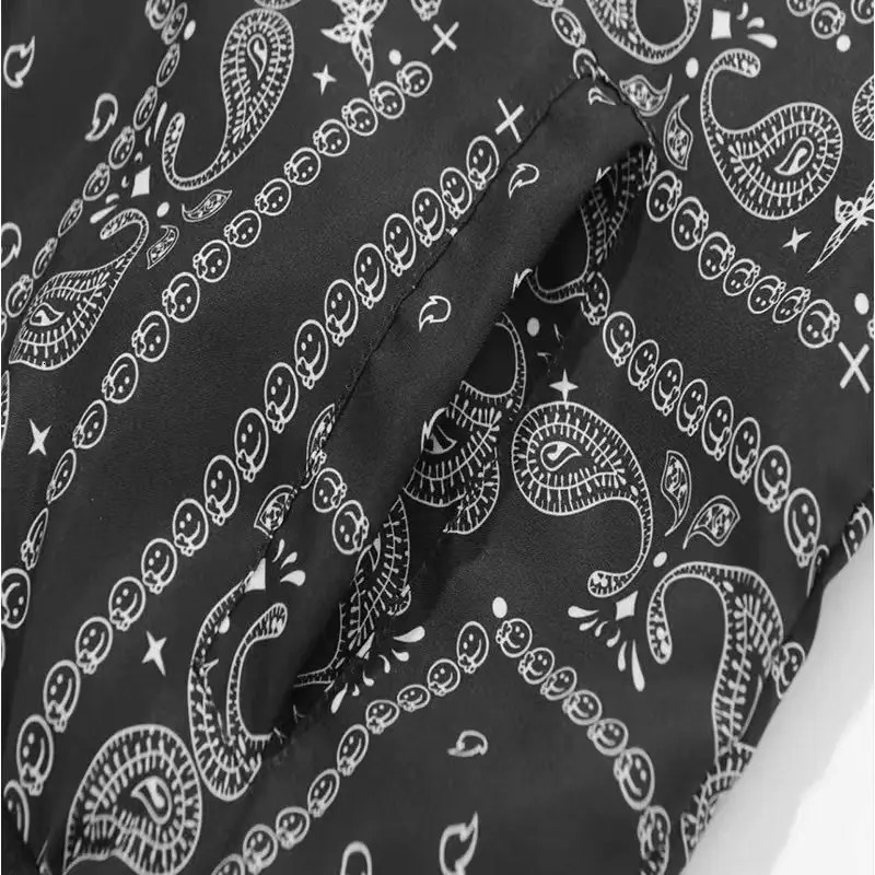 Mens Vintage Paisley Print Flight Jacket Retro Style Casual ZipUpJ acketF ashionableS treetS tyleR ibbedC ollara ndR uffsC omfortableF abricM ultip 25