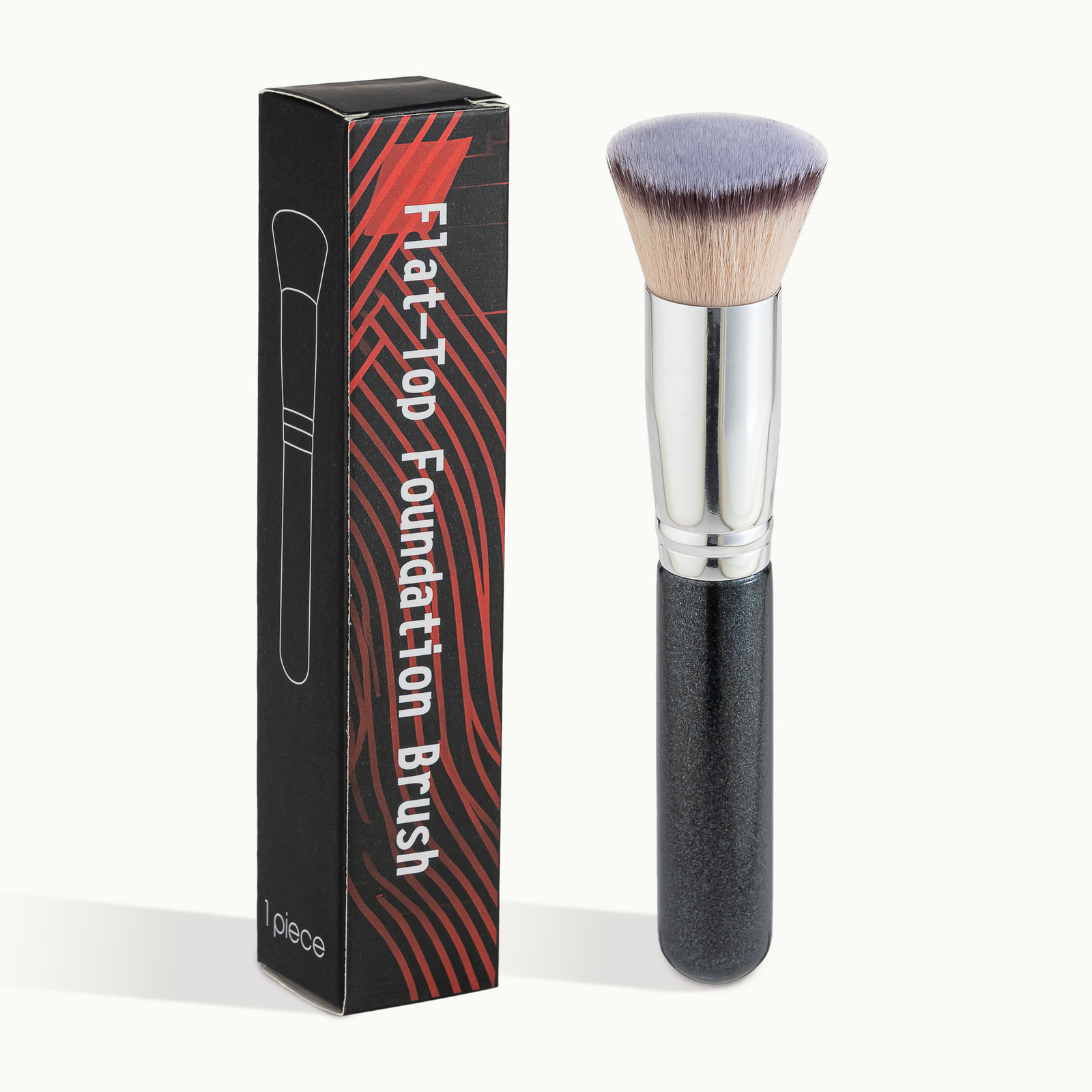 MAANGE 4Pcs makeup brush with case base concealer powder makeup brush soft and fluffy bristle large makeup brush set 240719