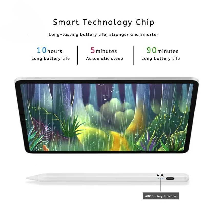 Touch Pencil For iPad with Palm Rejection Stylus Pen for iPad Air M2 Pro 13 Pro 129 10 Gen 7th 8th 9th For iPad Pencil C251201