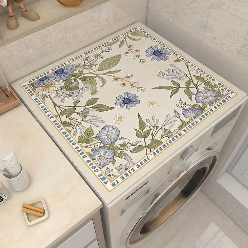 Drum washing machine dust pad diatomaceous earth water absorbing anti slip sunscreen pad refrigerator dust pad Y251201