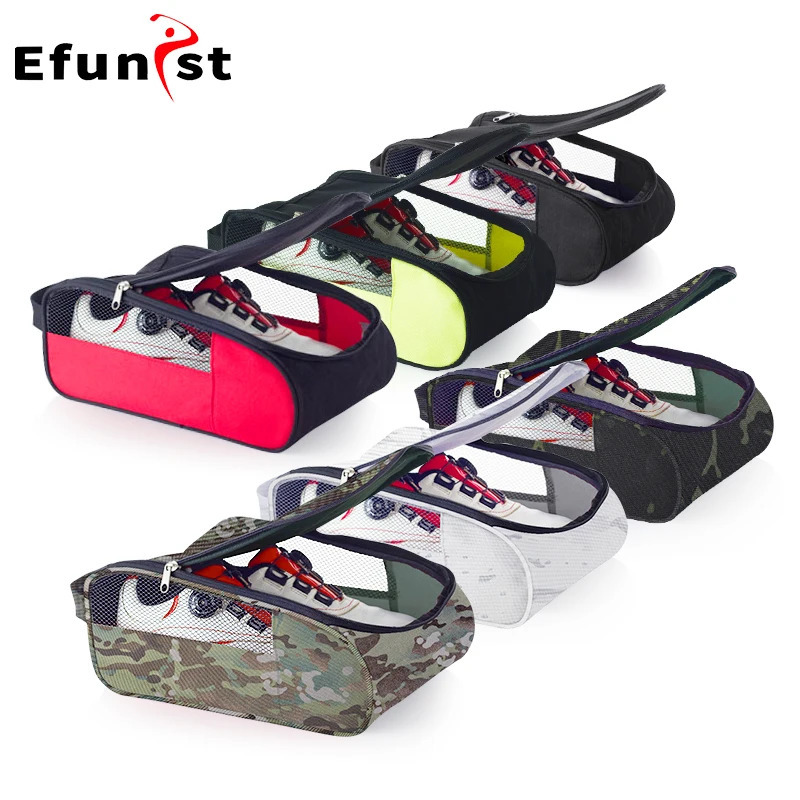 Portable Golf Shoes Bag Zipper Shoe Case Breathable Water Resistant Accessory Black Green Red Drop Ship 251129
