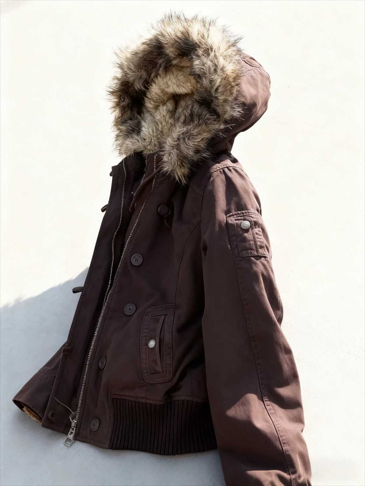 Y2K New Harajuku Fashion Trend Warm Jacket and Coat Women Street Casual Loose Joker Fleece Padded Jacket Unisex Punk Rock JacketT251201