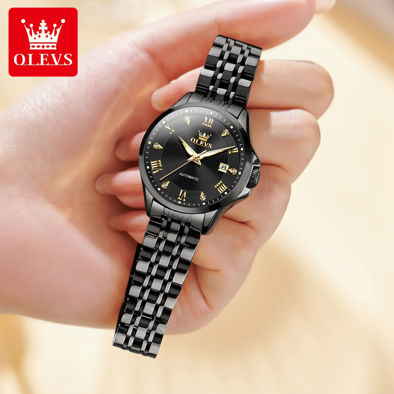 OLEVS Designer Women's Business Watch Luxury Fashion Night Light Mechanical Watch Waterproof Dual Calendar Outdoor Sports Watch Free Shipping Who