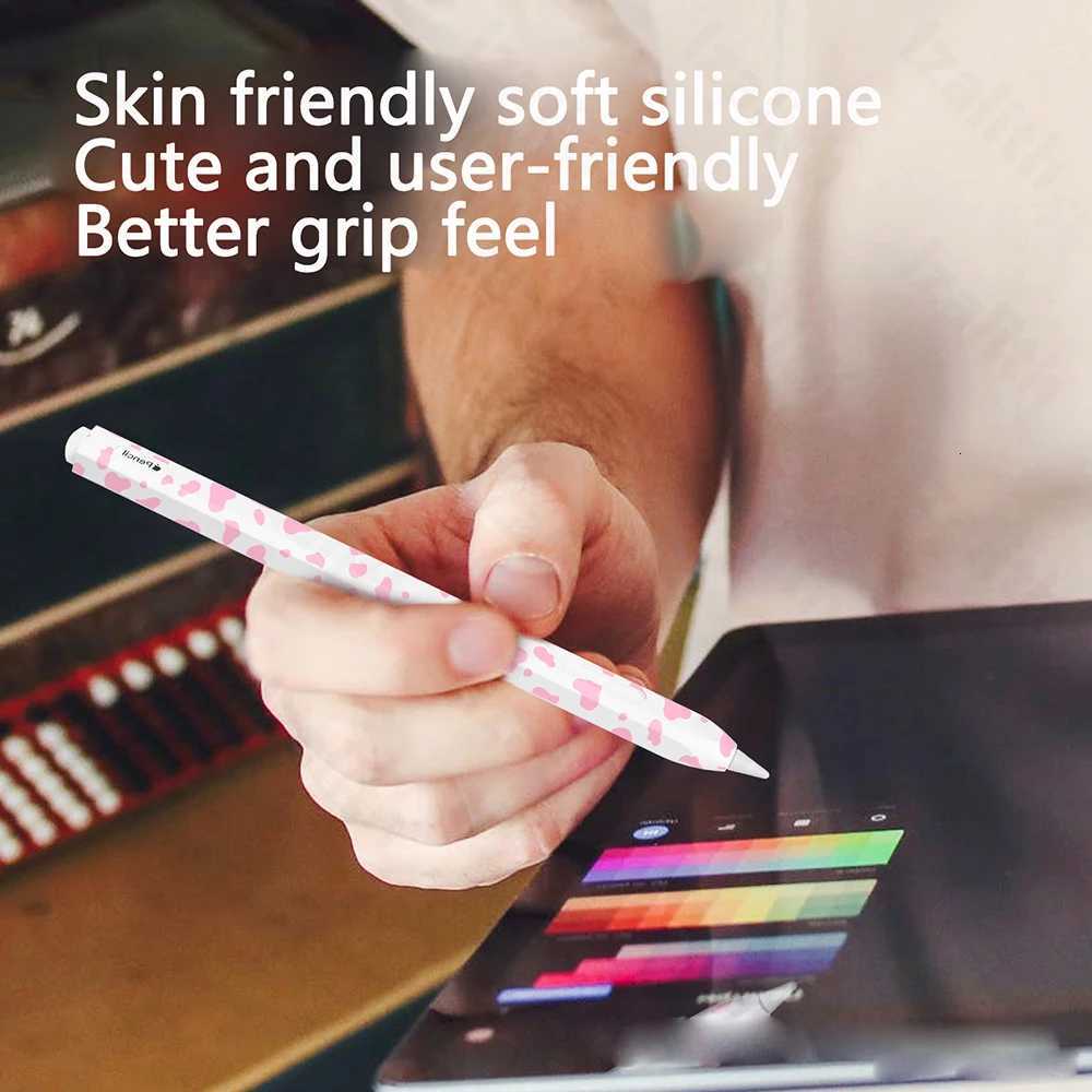 For Pencil 1 2/Pro/3 USB-C Case Soft Silicone Tablet Touch Stylus Pouch Portable Protective Stylus Cover Anti-drop C251201