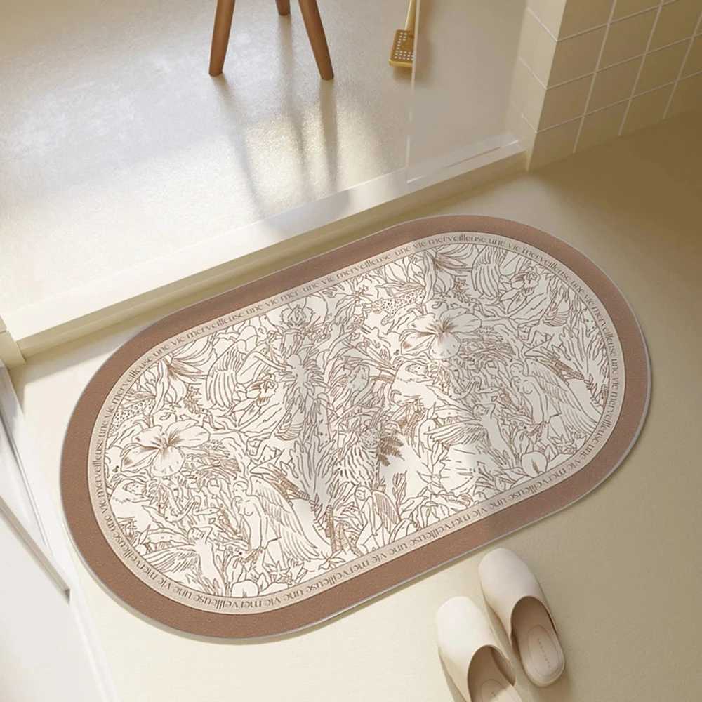 Style Kitchen Floor Mat Non-slip Washable Household Long Rugs Water-absorbing Oil-absorbing Pad Premium Kitchen Carpet H251129