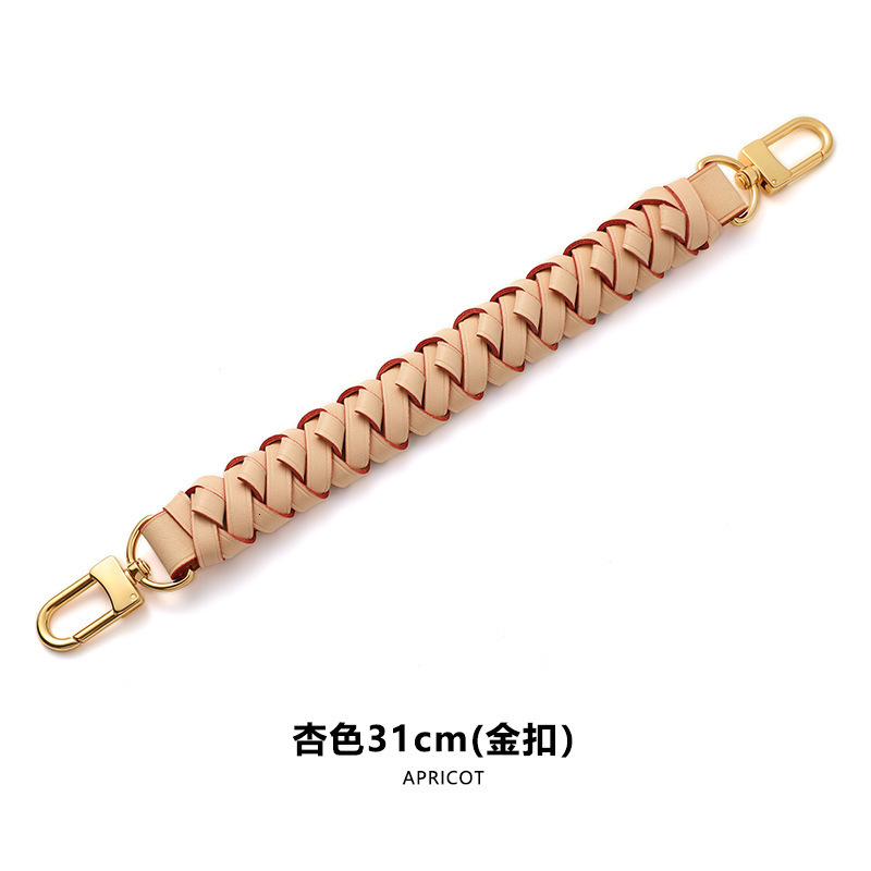 Top of the line genuine Vachetta woven bag strap suitable for ers womens handbags Ne0n0e bucket wallet twisted handle size 3 241121