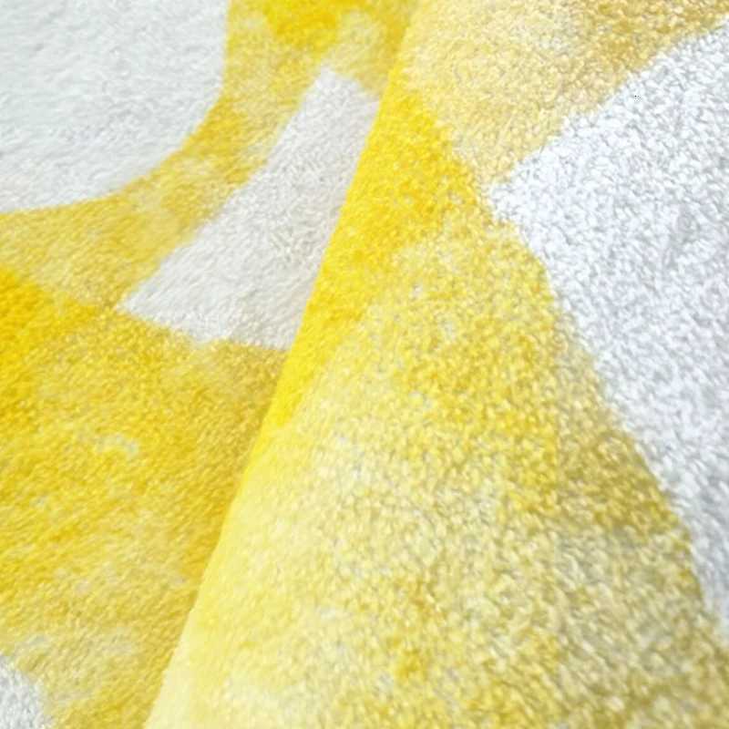 Flower Pattern Carpets for Living Ro Irregar Shape Bedro Decor Plush Carpet Thick Bedside Floor Mat Fluffy Soft Lounge Rug H251129
