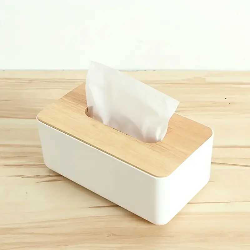 Plastic Tissue Box Organizer Holder Napkin Case He Dining Coffee Table Remote Control Dispenser Warm Color Desktop Storage H251201