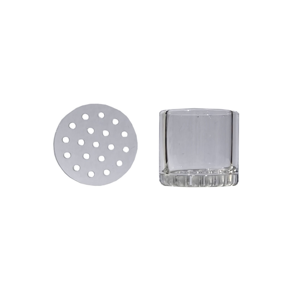Tiodw Drilled Quartz Bowl Insert and Screen fit for Plus 3.0 Pro 2.0 and Pro 3.0 Housing