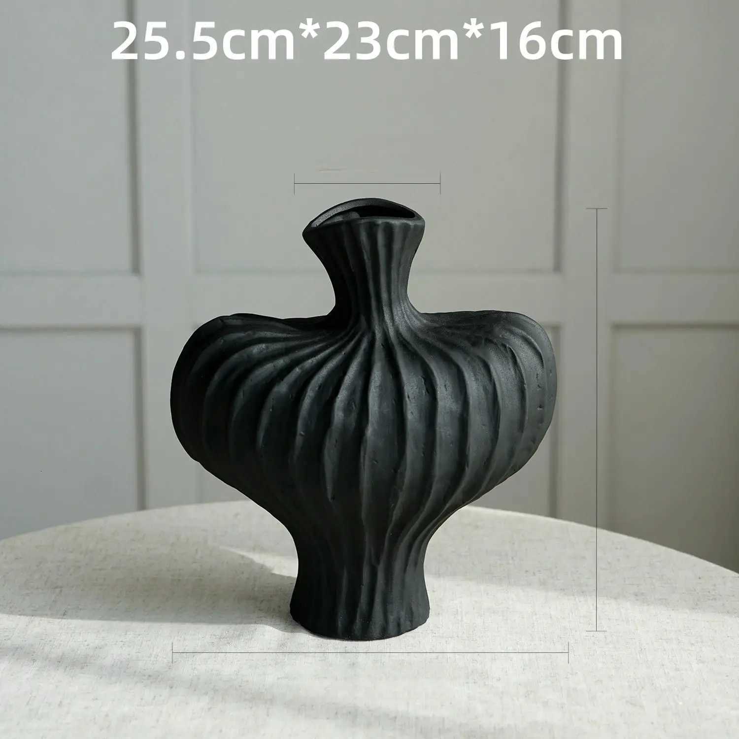 1pc Water Ctivation Imitation Ceramic Plastic Vase He Living Ro Plastic Chic Vase Modern Minimalist Desktop Decor Y251201