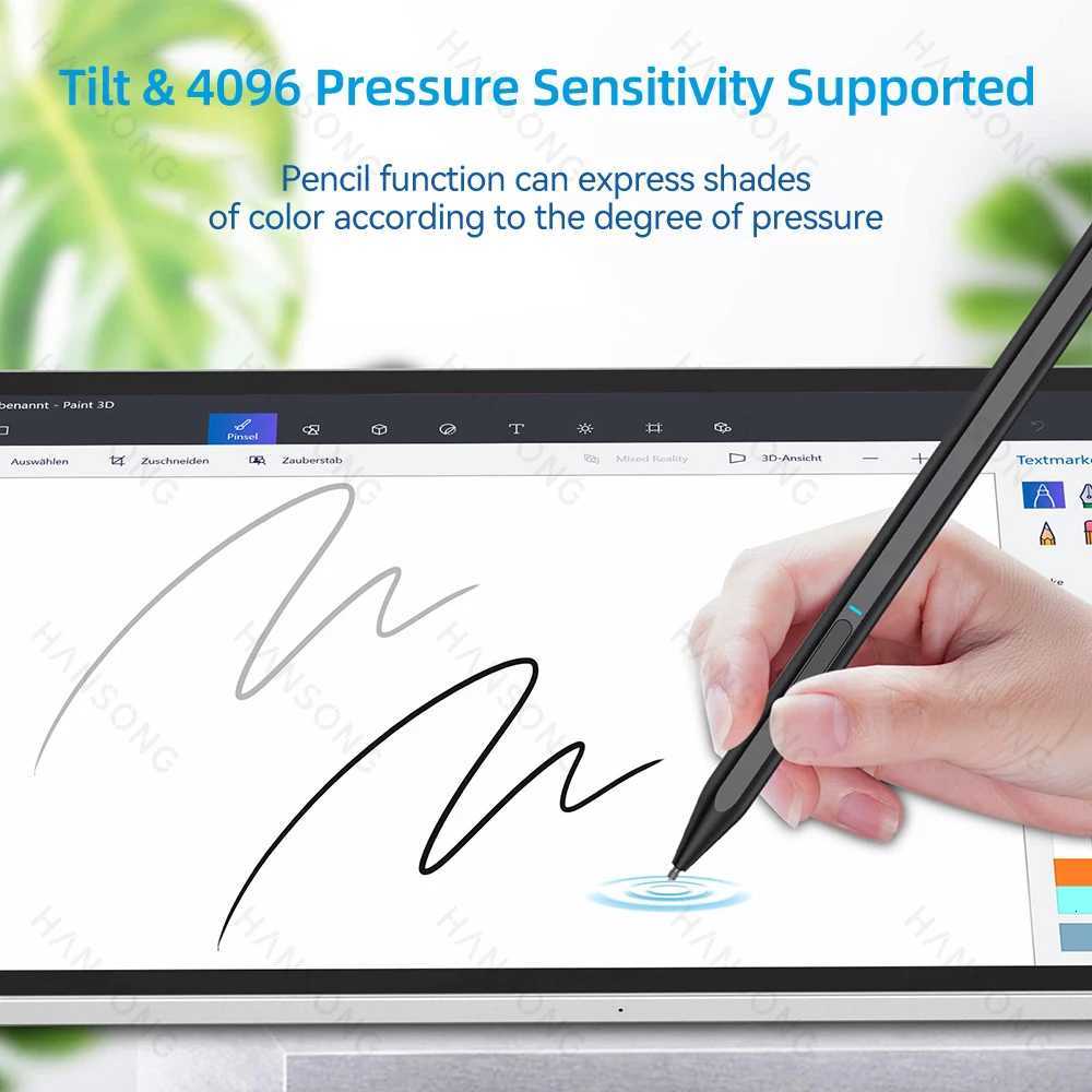 For Surface Pen for Surface Pro X 9 8 7 6 5 4 3 Book 2 3 Laptop 2 3 Go 2 for MPP20 Protocol Palm Rejection Stylus Pen C2512012