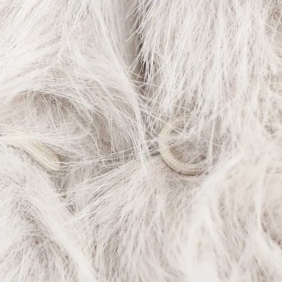 Womens Fashionable Outerwear Faux Fur Coat Female Autumn Winter Long Sleeved Mid Length Elegant Commuting Solid Coat StreetwearT251201