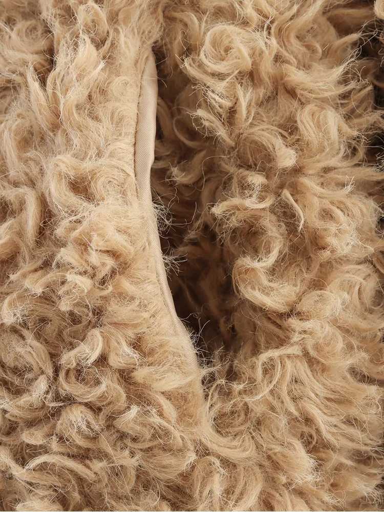 Winter Woman 2025 Faux Fur Coat Autumn Fur Plush Fluffy Jacket Loose Soft Solid Color Fur Short Outerwears Elegant Ladies NewT251201