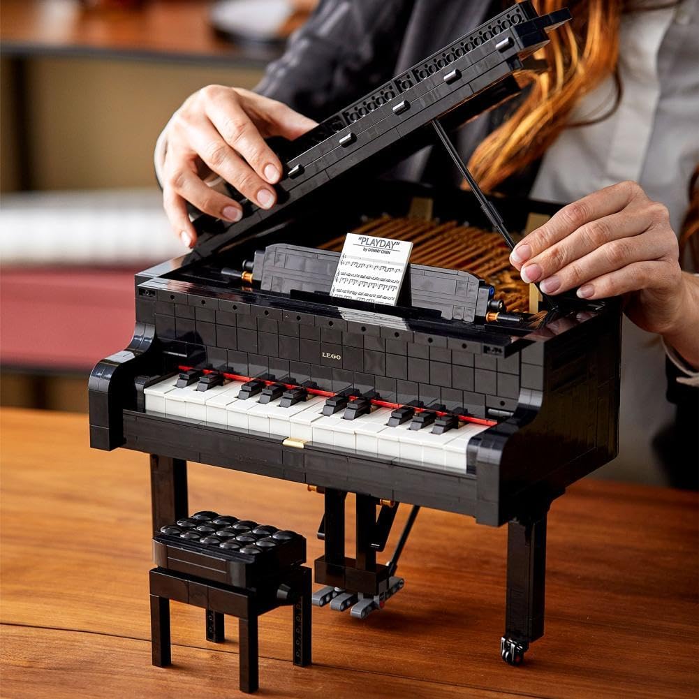 LEGO Ideas Grand Piano 21323 Model Building Set for Adults,Gift for Music Lovers with Motor and Power Functions