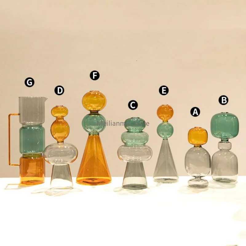 Stai Vase Double Glazing Hydroponics Terrarium Floral Arrangement Accessories Flower He Decorationgift Y251201