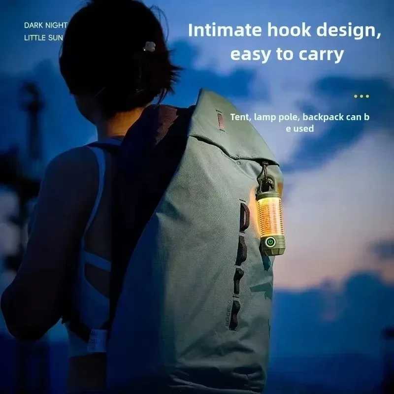 ulti Functional Outdoor LED Outdoor Camping Lights Rechargeable Flashlights Portable Night Lights Waterproof Travel Tent Light M251201