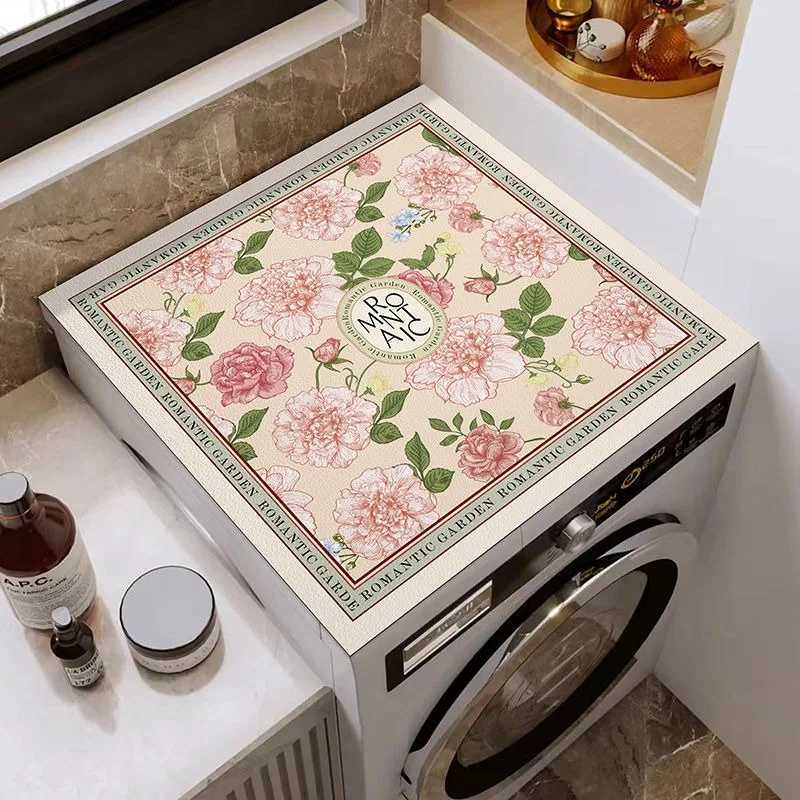 Drum washing machine dust pad diatomaceous earth water absorbing anti slip sunscreen pad refrigerator dust pad Y251201