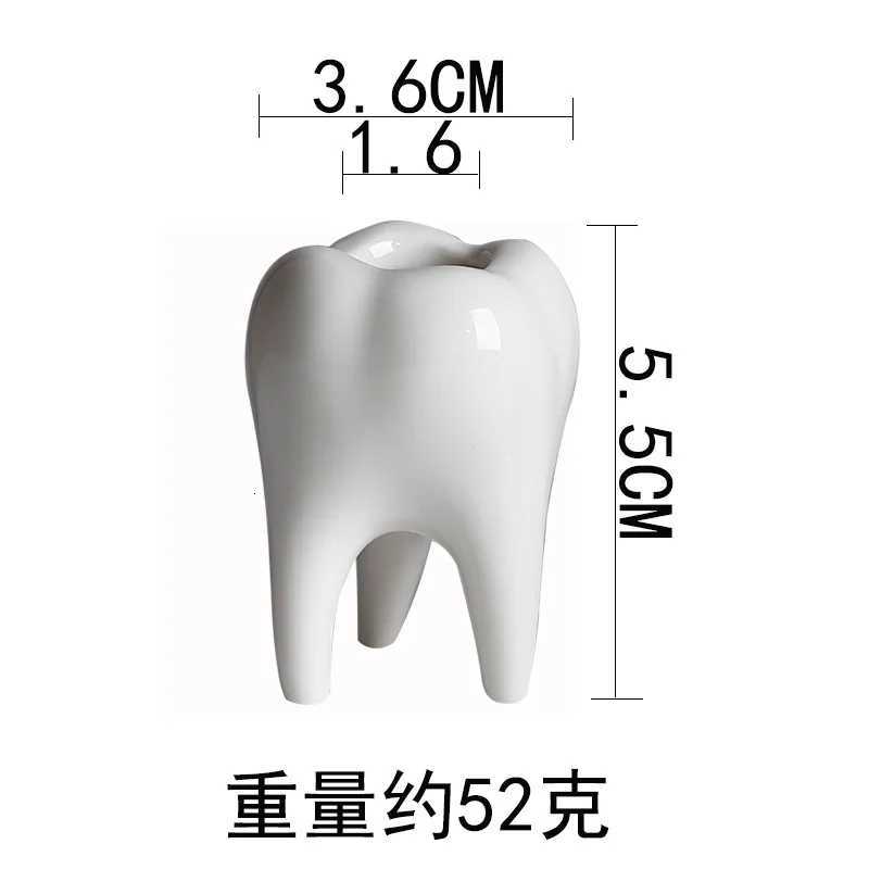 Cartoon Tooth Flowerpot Lovely Hydroponic Porcelain Flowerpot Succent Pot Garden Accessories Balcony Decorations Plant Pot Y251201