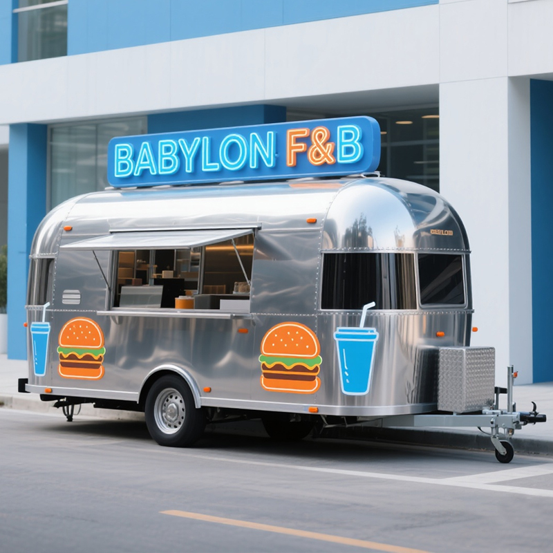 The Ultimate Dessert & Coffee Truck: Retro Airstream Trailer with Full Vending Setup