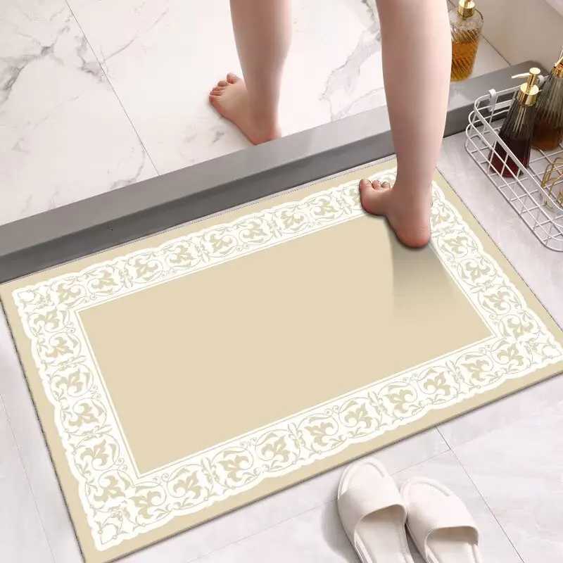 Bathro floor mat diat d water-absorbing and anti-dirty cushion toilet non-slip carpet at the door of the bathro H251129