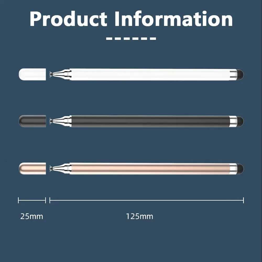Universal Tablet Pen for IPhone IPad Tablet Drawing Sn Touch Pen 2 in 1 Stylus Pen for Phone C251201