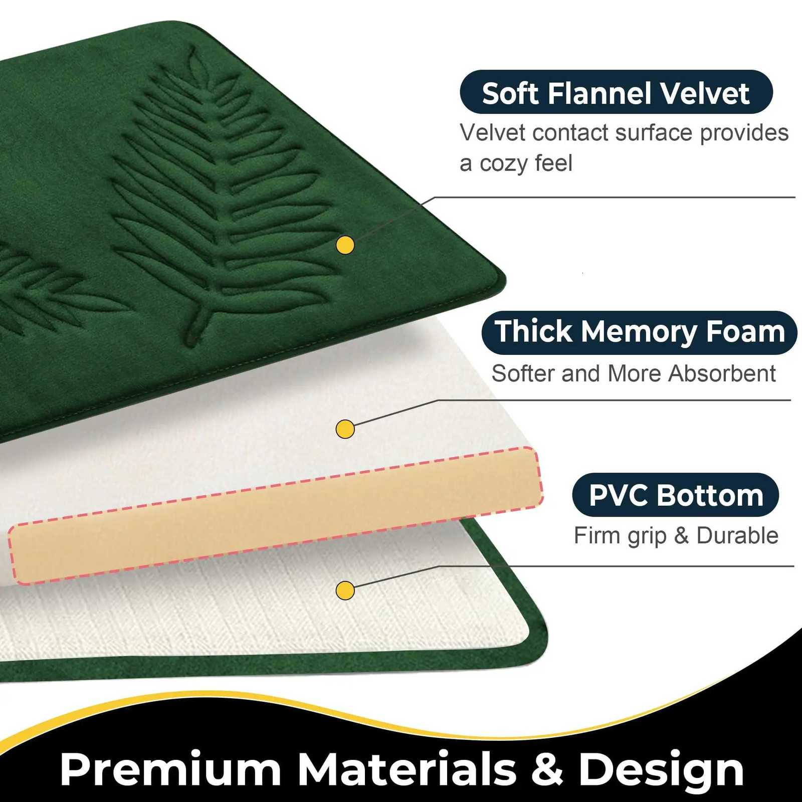 Fashion Bath Rug Soft Non-Slip Quick Dry Bath Mat Absorbent floor mat bathro mat hine Washable Shower Anti-slip Carpet H251129