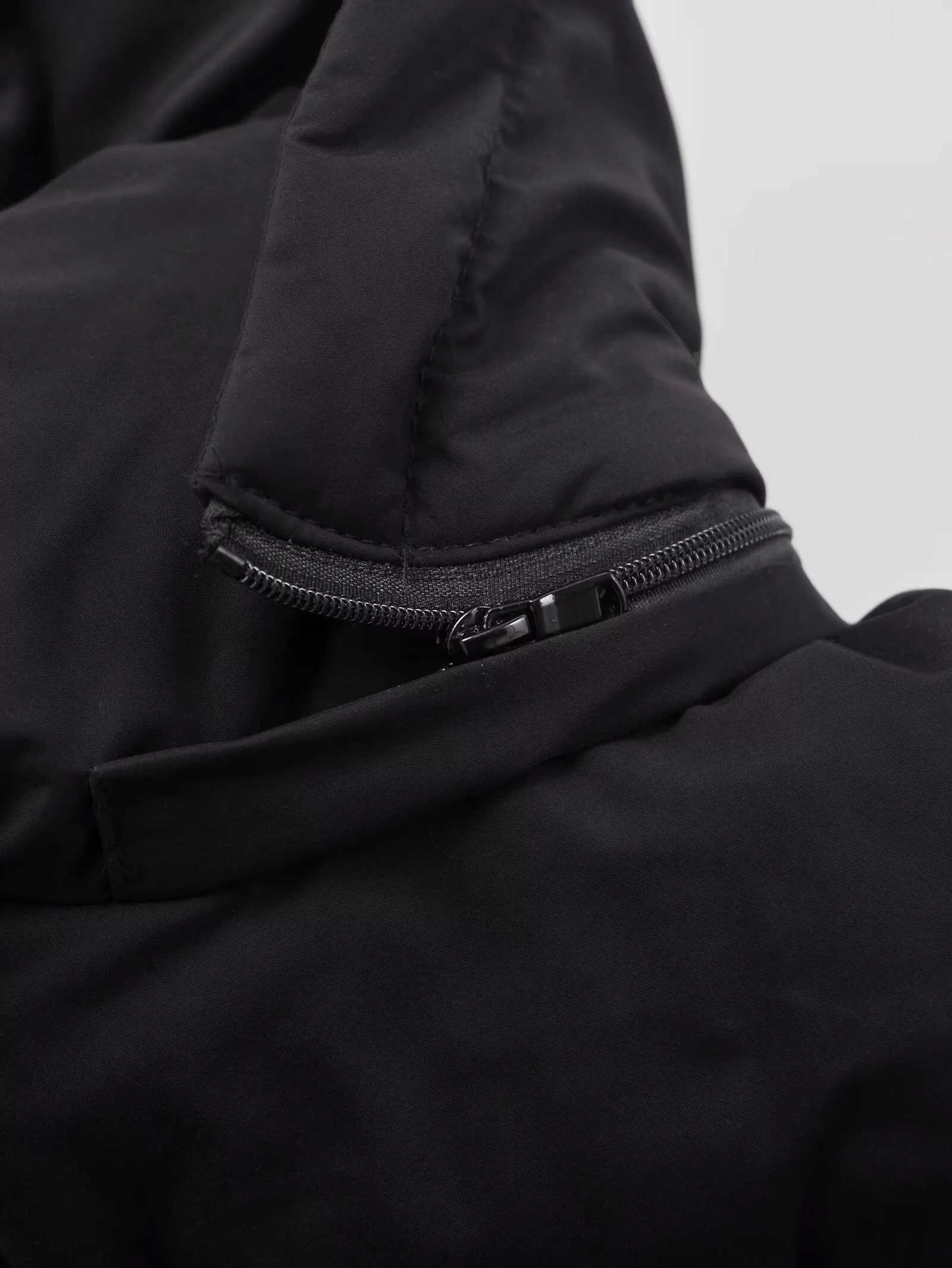 2025 Autumn New Womens Clothing Casual Fashion Simple Versatile Slimming Stand Collar Hooded Puffer Jacket Short OuterwearT251201