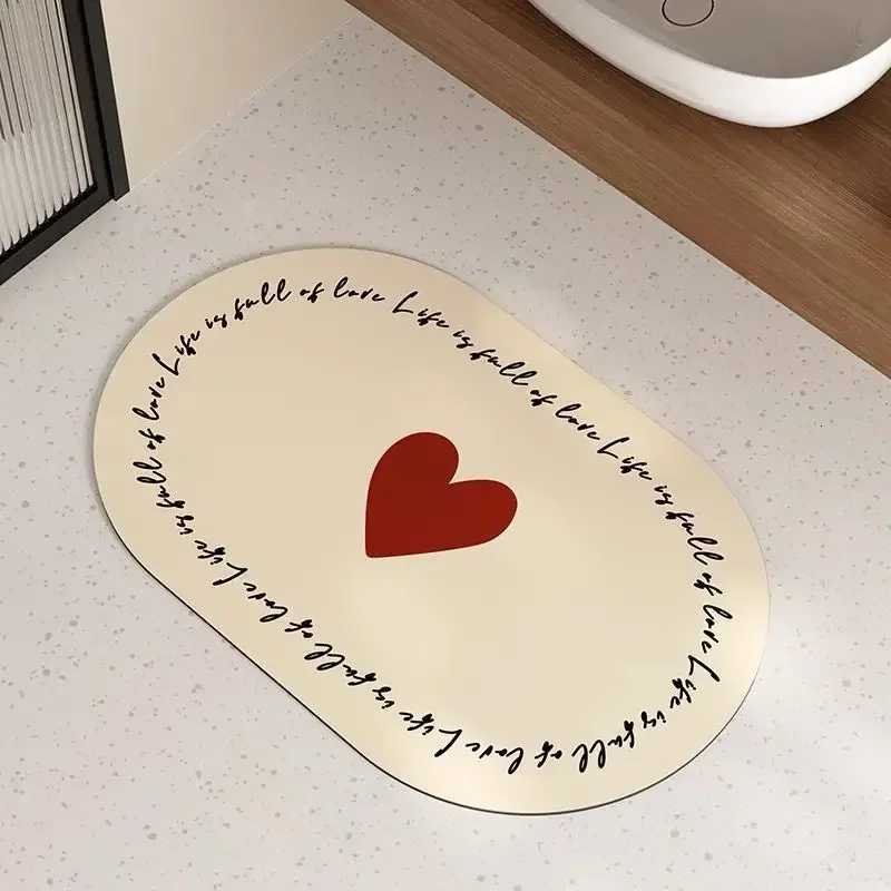 Love red door mat bathro diat d absorbent floor mat door mat simple Internet celebrity atmosphere H251129