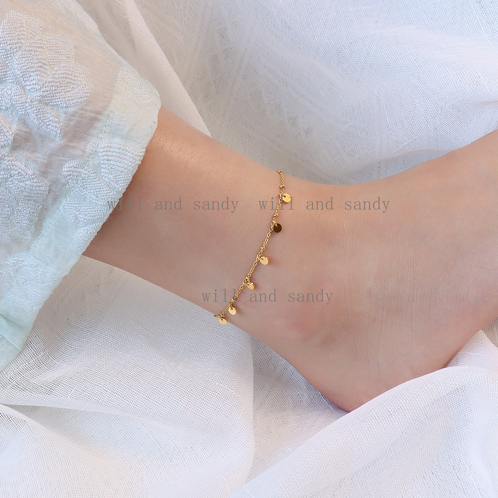 18K Gold Butterfly Anklet Bracelets for Women Adjustable Non Tarnish Yellow Gold Foot Chain Dainty Charm Bracelets Anniversary Birthday Jewelry Gifts