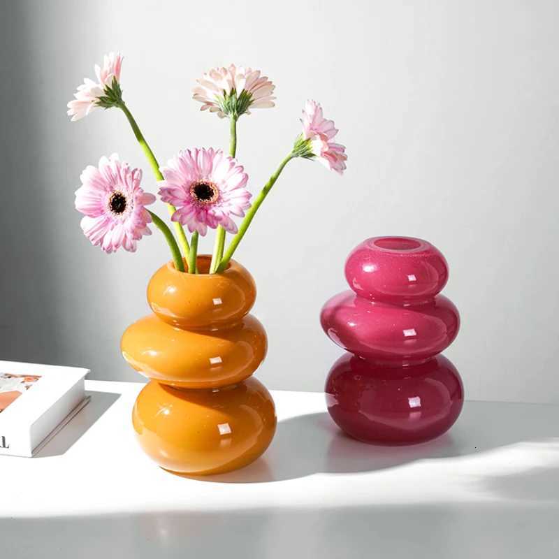 Medieval Lily Vase Ornaments Living Ro Flower Arrangement High Sense French Retro Table High Flowerarrangementvase Y251201