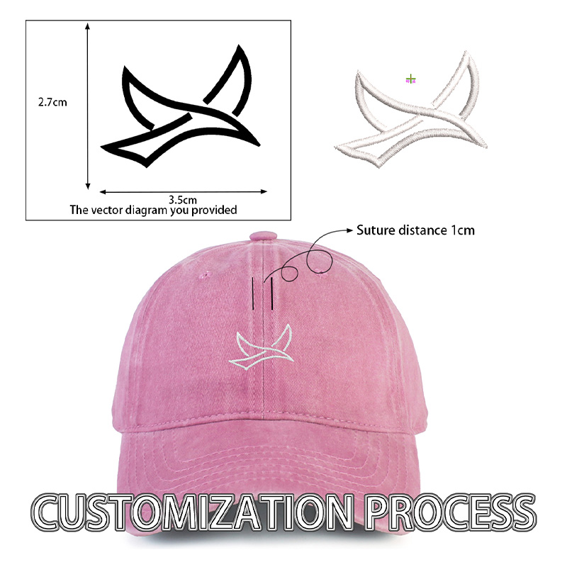 Personalize Your Own Custom Logos for Individual Bulk Orders of Colorful Baseball Hats