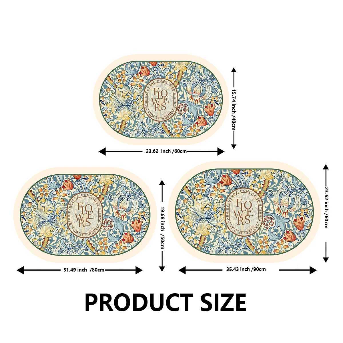 Diatoeous Earth Bath Mat Non-slip Quick Dry Bathro Rug Super Absorbent Shower Rugs Toilet Pad Doormat Washable H251129