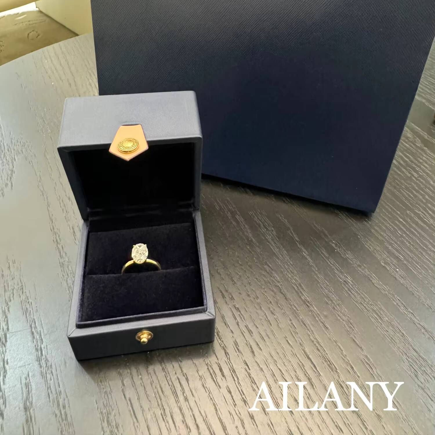 Custom VVS IGI GIA Certified HPHT CVD 1CT 2CT 3CT Lab Grown Diamond 14K Gold Fine Jewelry Engagement Oval Ring for Women